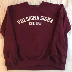 Phi Sigma Sigma Crew Neck Sweatshirt